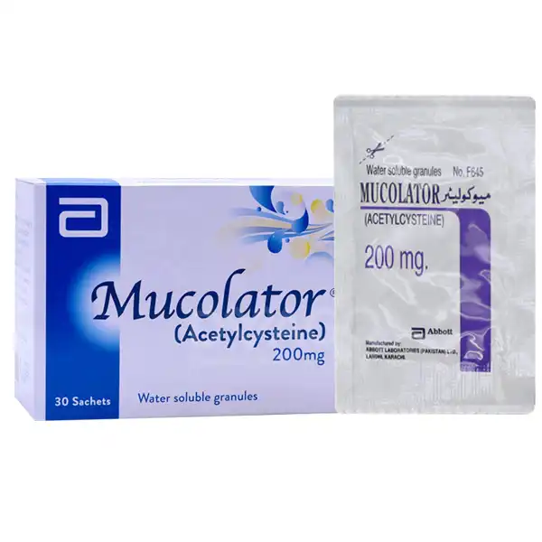 Mucolator Granules Sachets 200mg